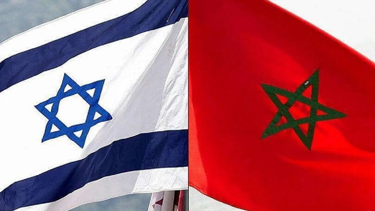 FOTO/ARCHIVO - Banderas de Israel y Marruecos