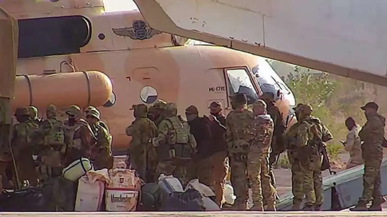 Mercenarios del grupo Wagner aterrizando en Mali - PHOTO/FILE