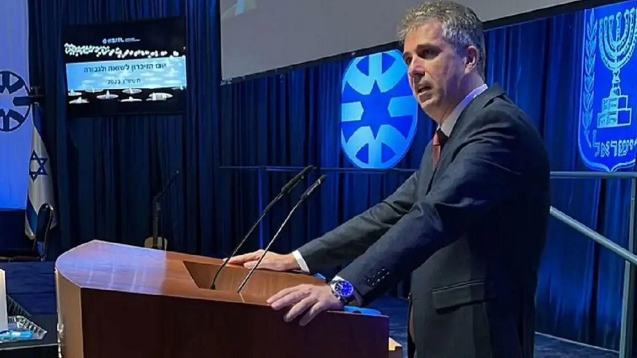 PHOTO/TWITTER/@elicoh1 - ministro de Asuntos Exteriores de Israel, Eli Cohen