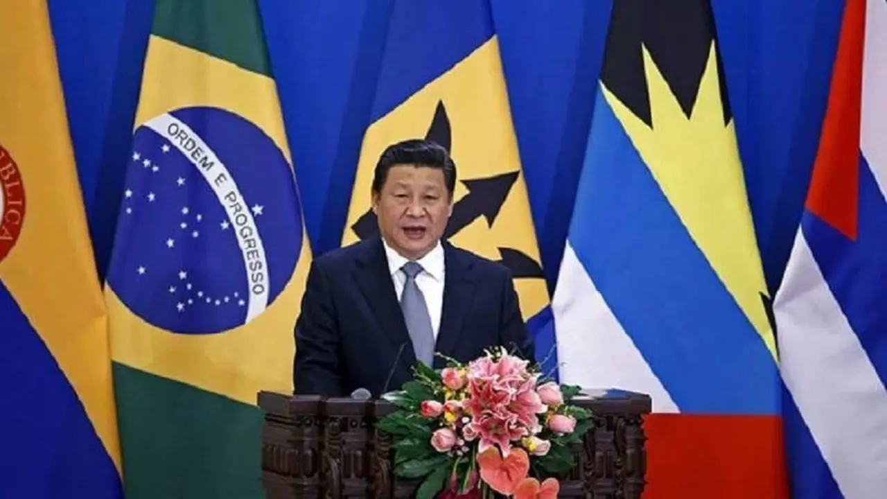 REUTERS/Kim Kyung-Hoon - El presidente de China, Xi Jinping, durante la ceremonia de apertura de la primera reunión ministerial del Foro China-CELAC en el Gran Palacio del Pueblo en Beijing, el 8 de enero de 2015
