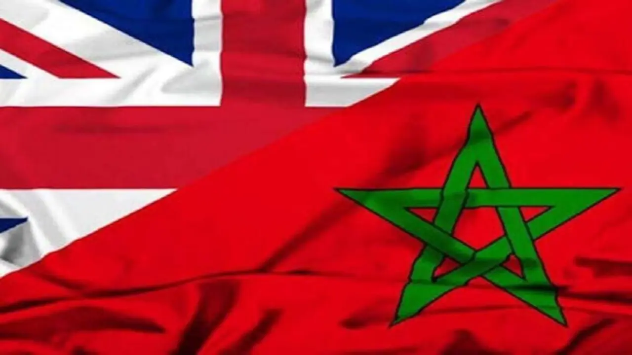 Banderas del Reino Unido y Marruecos  - PHOTO/ARHIVO