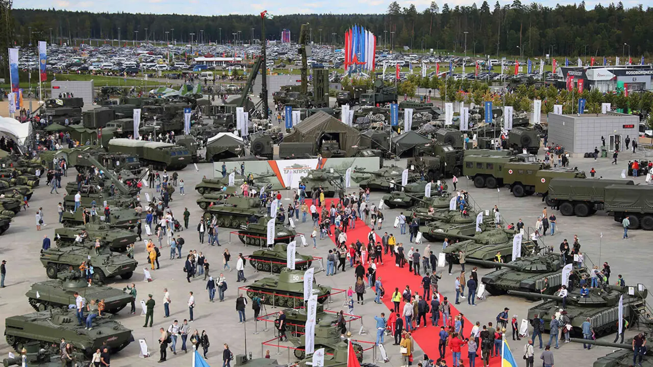 PHOTO/MoD Rusia - El IX Foro Internacional Técnico-Militar “Army 2023” es una exhibición de armamento y material que se celebra del 14 al 20 de agosto en el Centro de Exhibiciones y Congresos “Patriot” de las cercanías de Moscú