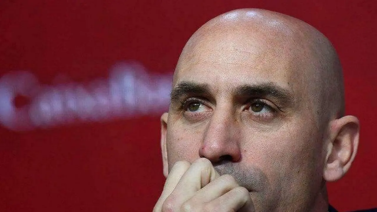 El presidente de la Real Federación Española de Fútbol (RFEF), Luis Rubiales - AFP/GABRIEL BOUYS