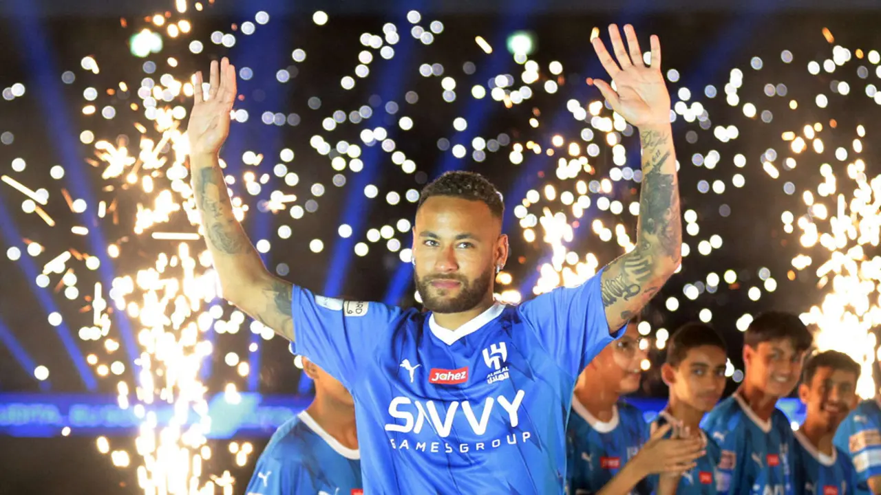 REUTERS/AHMED YOSRI - El nuevo fichaje del club Al-Hilals, Neymar