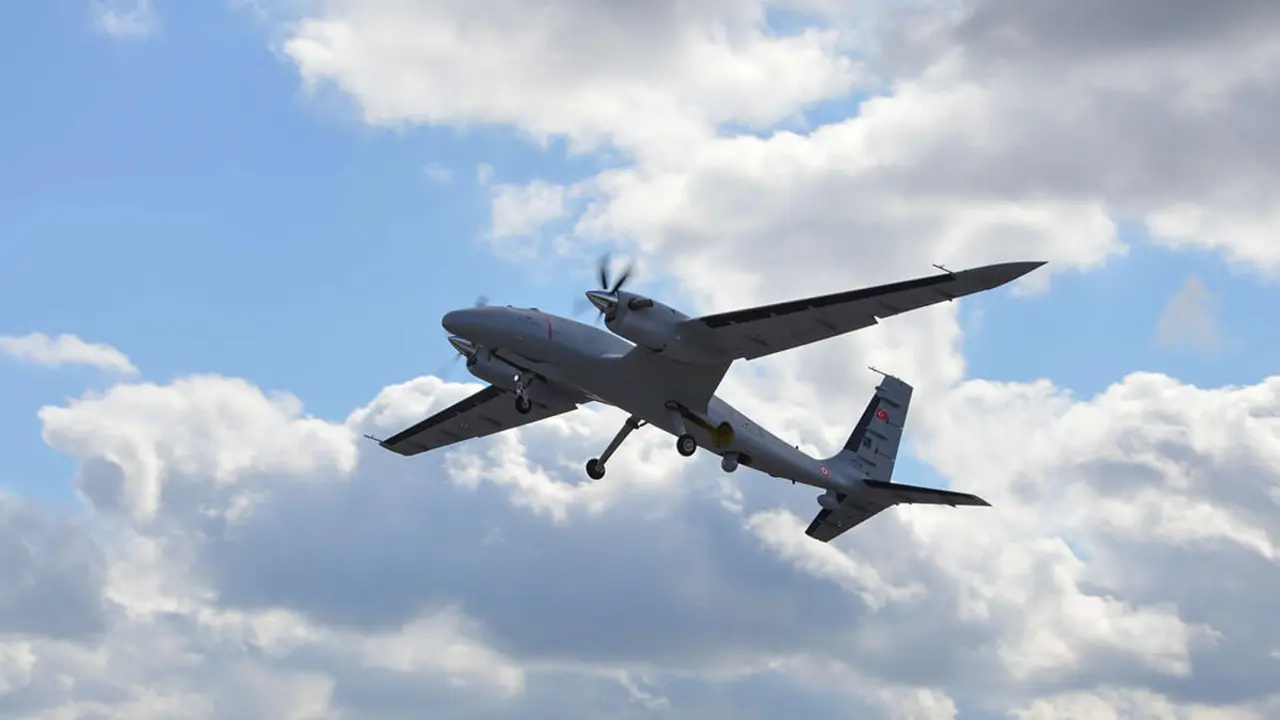 El modelo moderno del dron de ataque Bayraktar Akinci - PHOTO/ARCHIVO