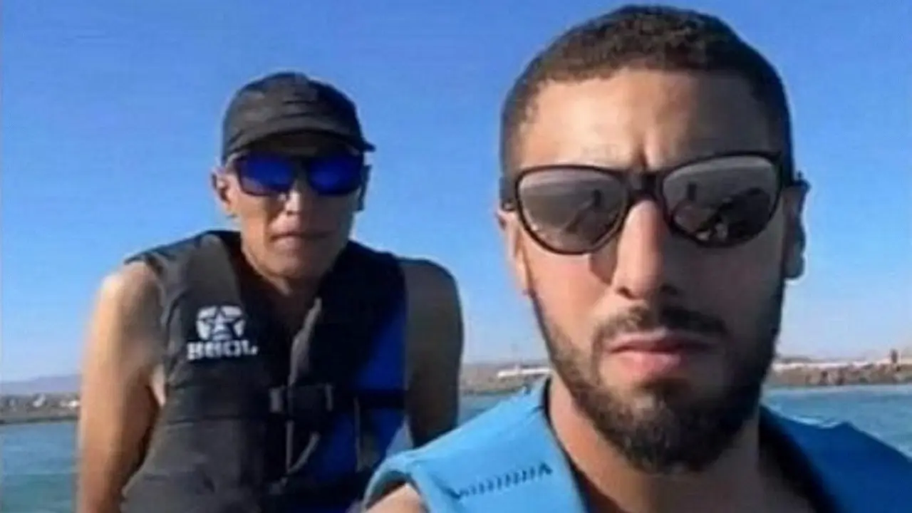 PHOTO/FILE - Bilal Kissi y Abdelali Mechouar