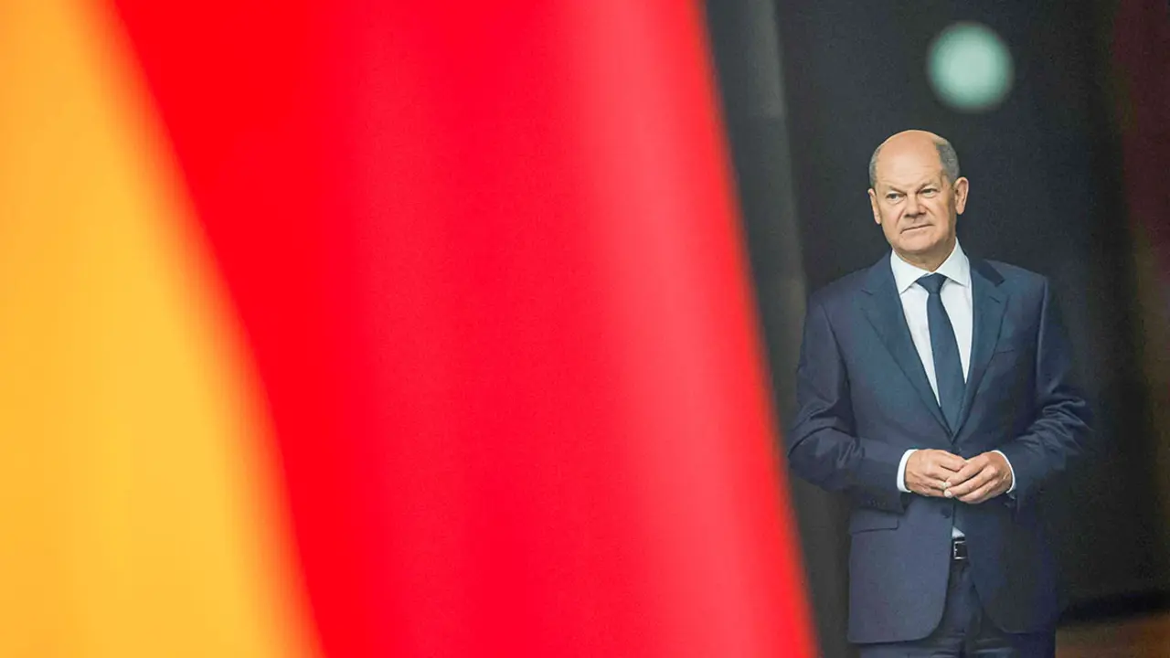 AFP/MICHELE TANTUSSI - El canciller alemán Olaf Scholz