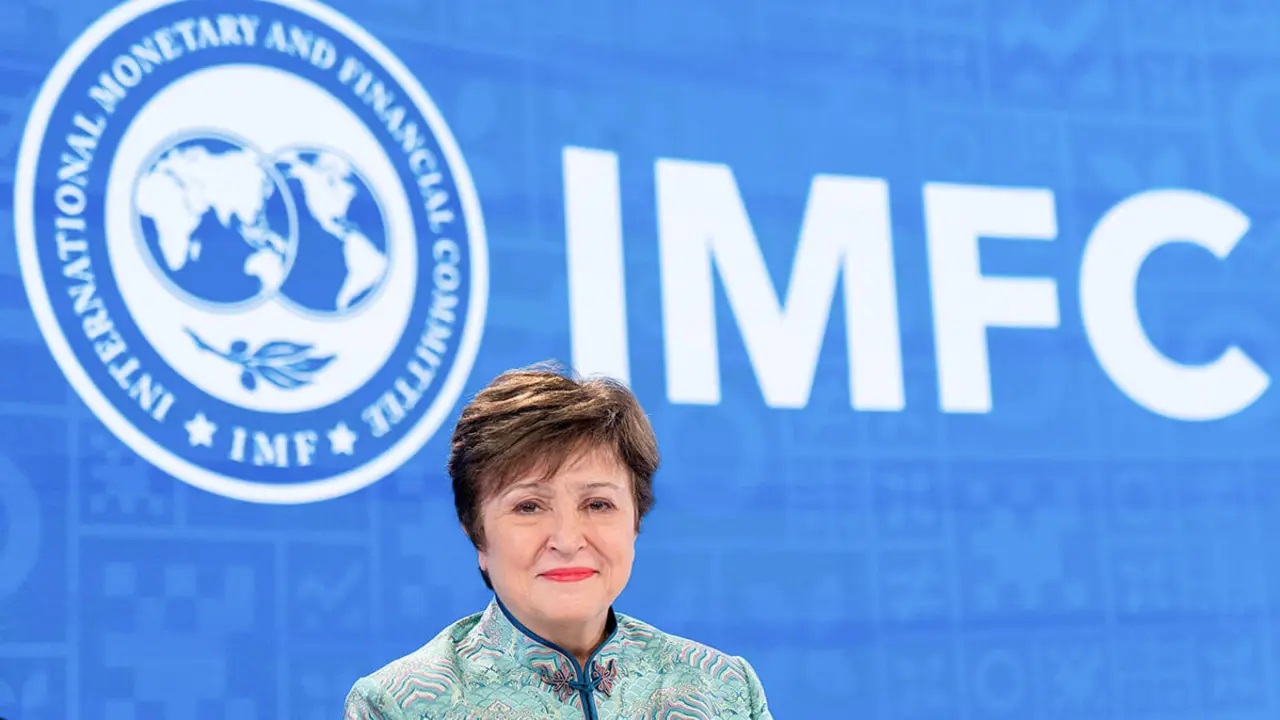 La directora gerente del Fondo Monetario Internacional (FMI), Kristalina Georgieva
AFP/STEFANI REYNOLDS