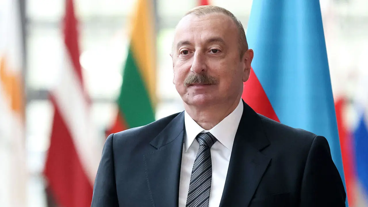 El presidente de Azerbaiyán, Ilham Aliyev - AFP/KENZO TRIBOUILLARD