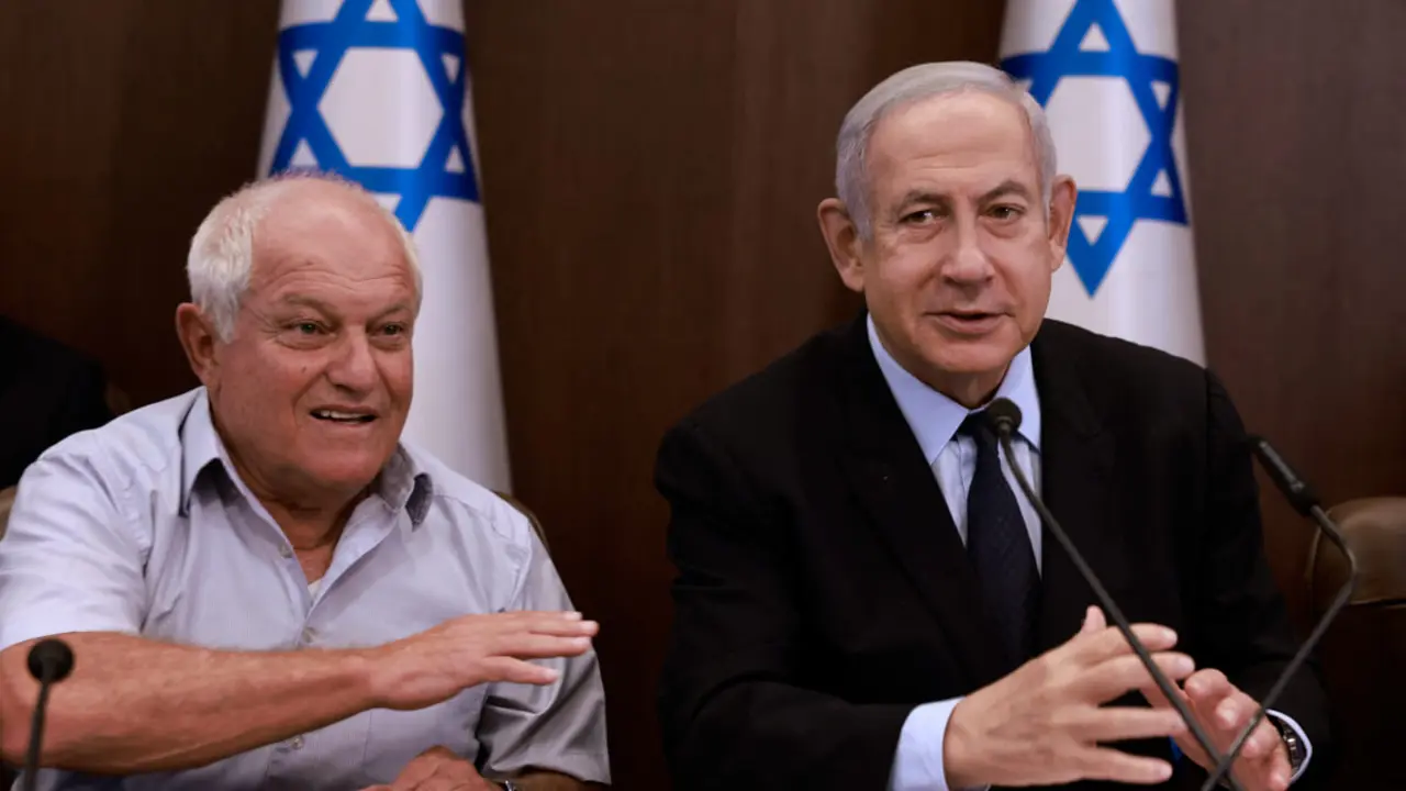 El primer ministro israelí, Benjamin Netanyahu, y el ministro de Turismo, Haim Katz