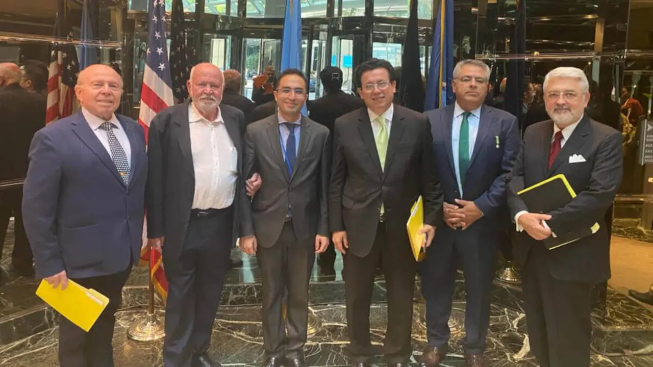 PHOTO/ATALAYAR - Rafael Esparza Machín, profesor universitario, experto en cuestiones del Magreb y presidente de la Asociación de Amistad Canario-Saharaui (ACAMA), intervino en la Cuarta Comisión de las Naciones Unidas sobre el Sáhara Occidental titulada: “La no representatividad del ‘polisario’”