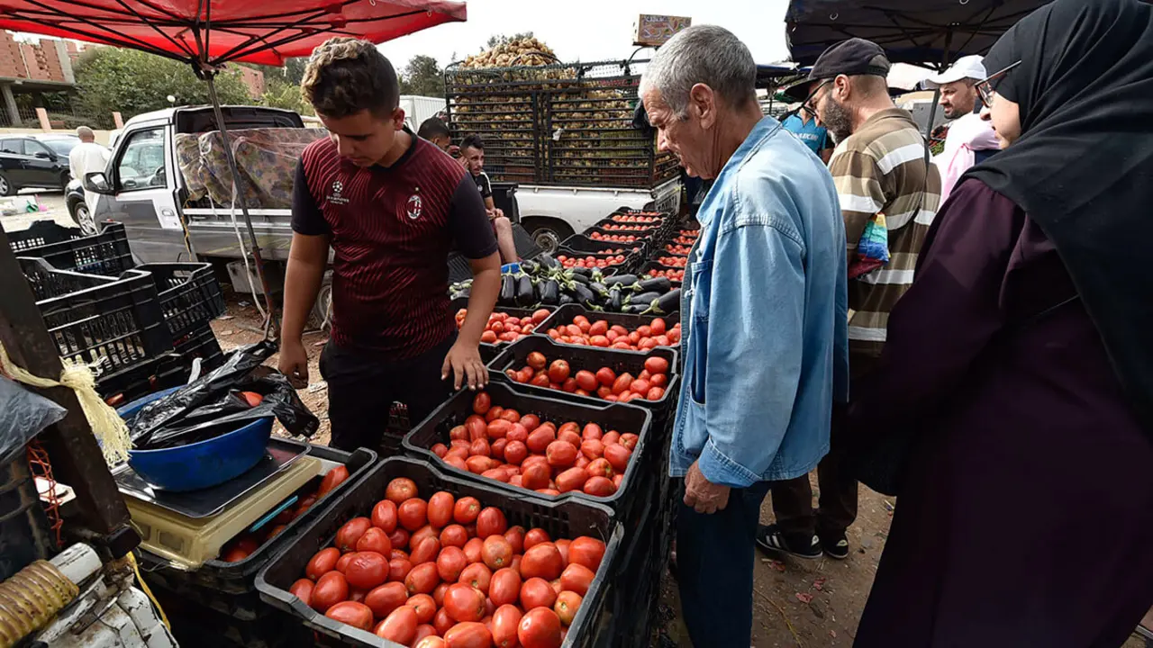 Mercado en Argel - PHOTO/AFP