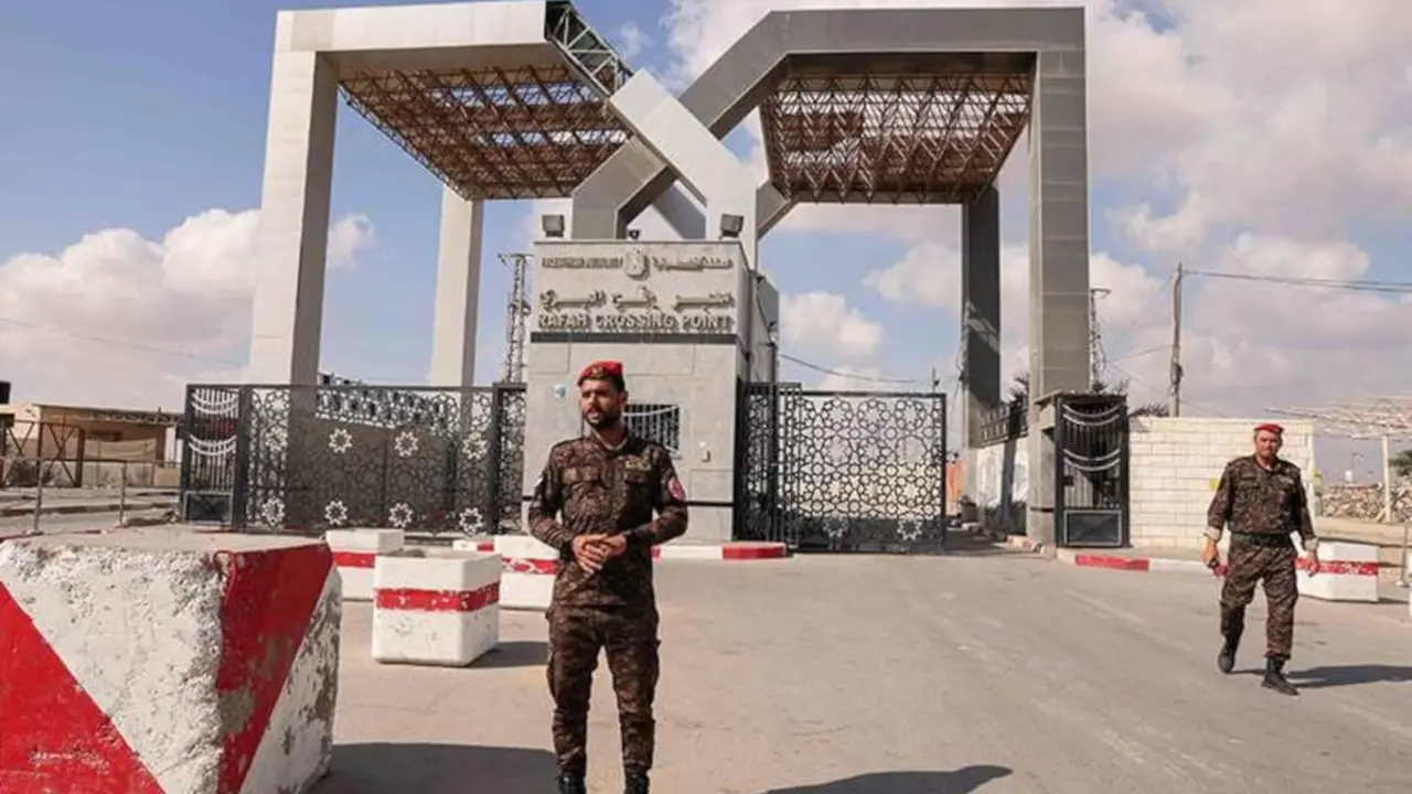AFP/ SAID KHATIB - Paso fronterizo de Rafah, entre Egipto y Gaza