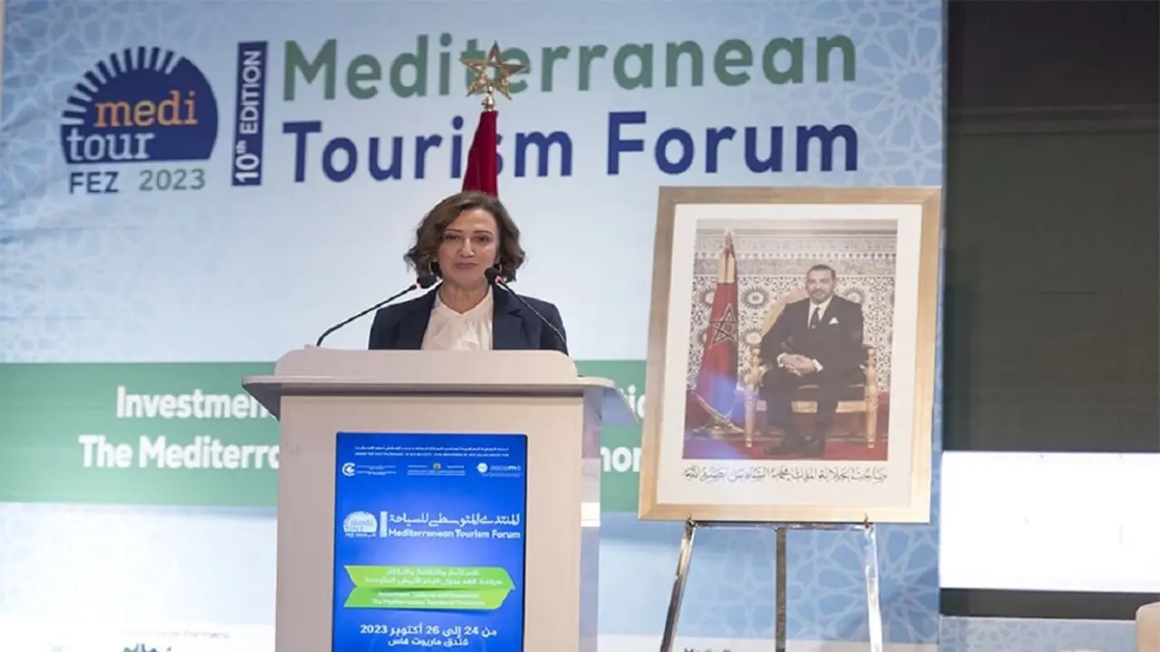 La ministra de Turismo Artesanía y Economía Social y Solidaria, Fatima Zahra Ammor - PHOTO/GUILLERMO LOPEZ