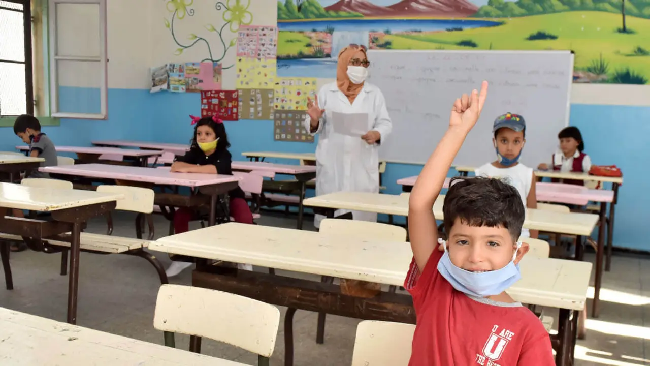 AFP/STR - Colegio de primaria en Marruecos