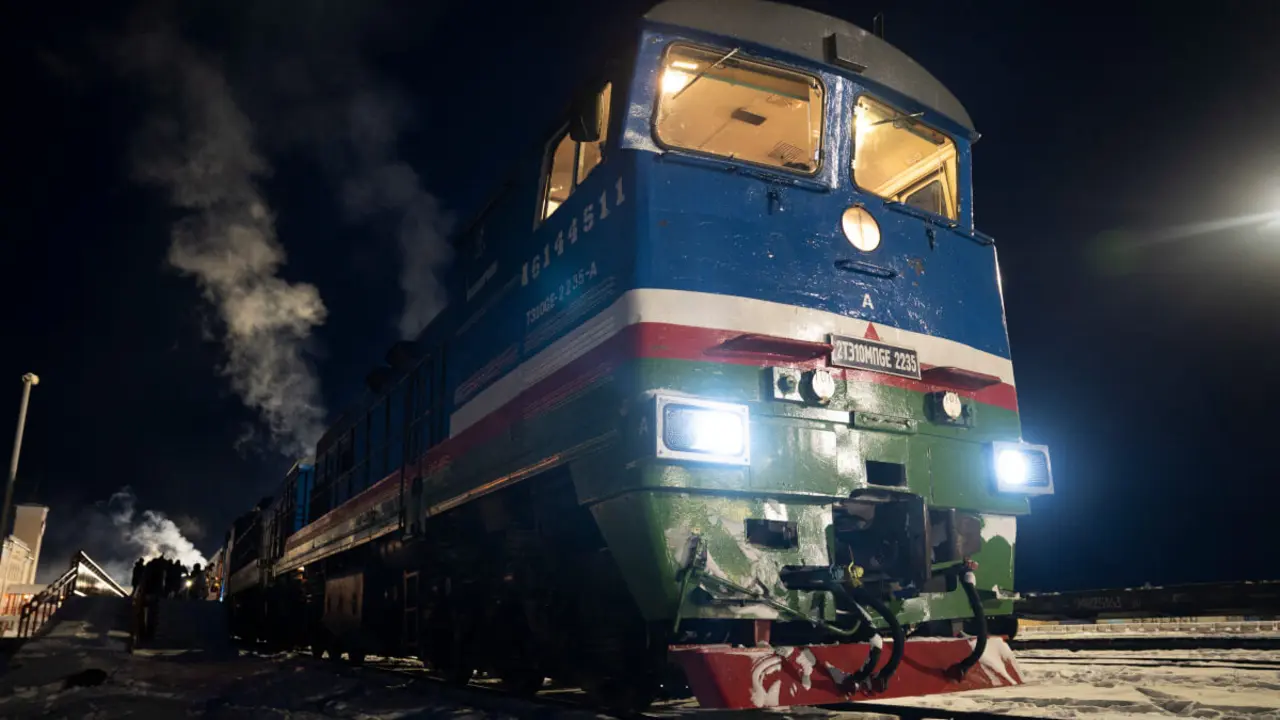 Antoine Boureau / Hans Lucas / Hans Lucas vía AFP - Tren ruso en Siberia