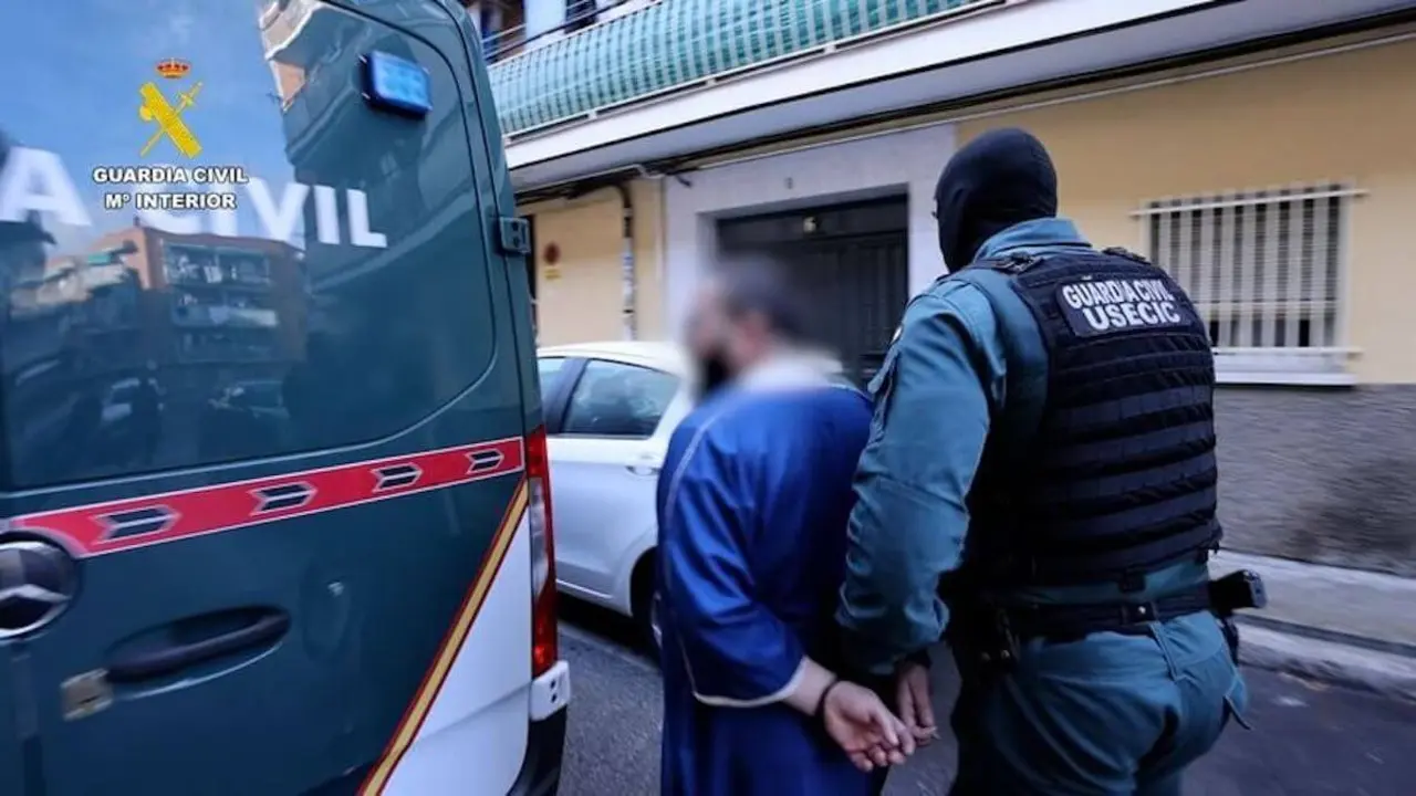 PHOTO/GUARDIA CIVIL - El detenido por captar a menores para el yihadismo