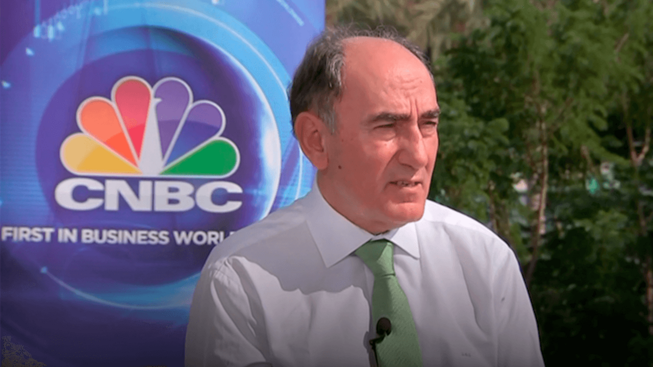 Ignacio Galán, Presidente de Iberdrola, en su entrevista con la CNBC