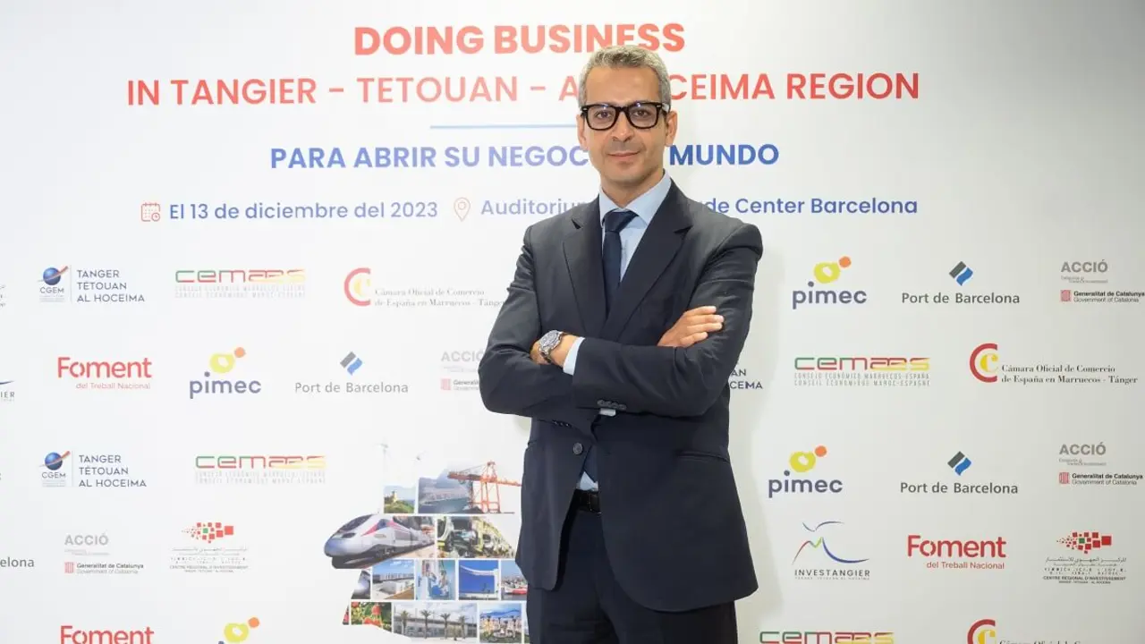 PHOTO/ATALAYAR/GUILLERMO LÓPEZ
 - Shan Elasri, director de la oficina de ACCIÓ en Casablanca