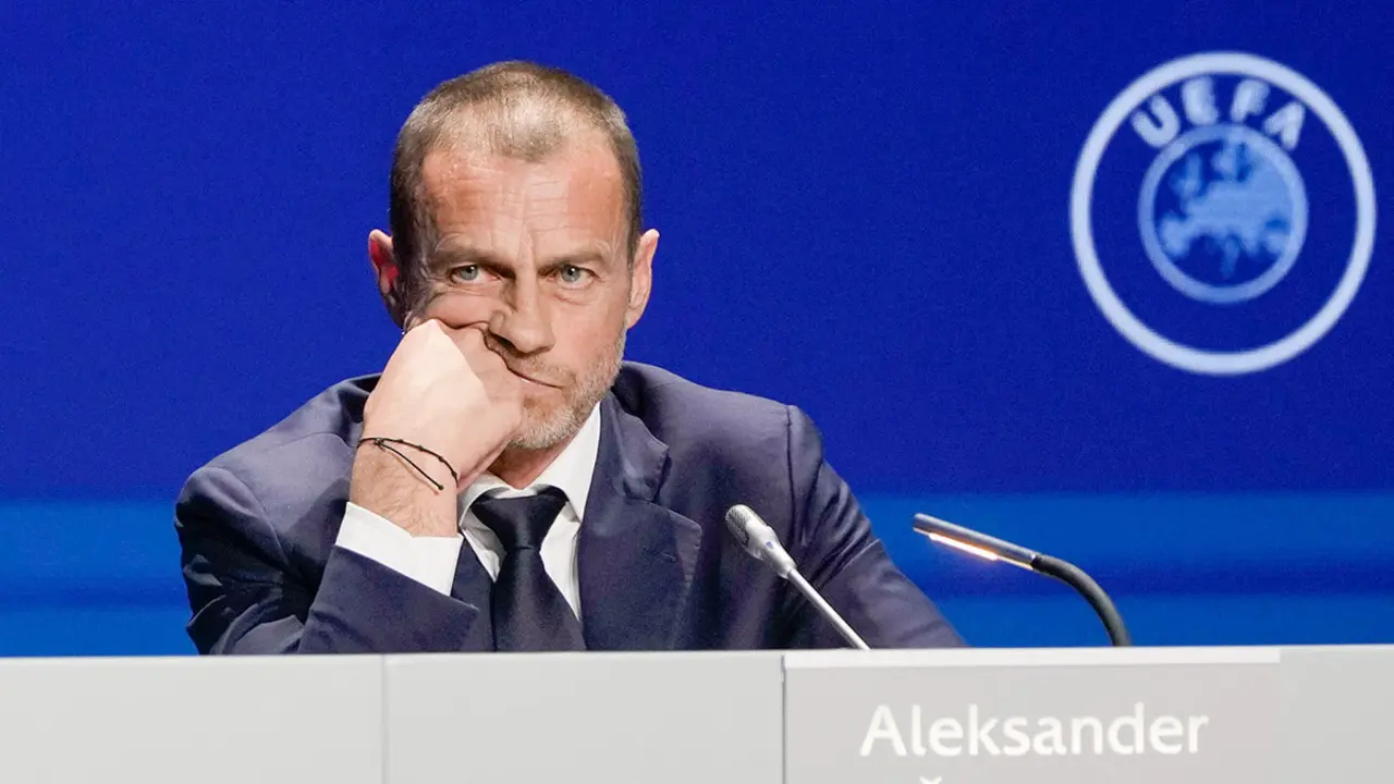 El presidente de la UEFA, Aleksander Ceferin
AP/ARMANDO FRANCA