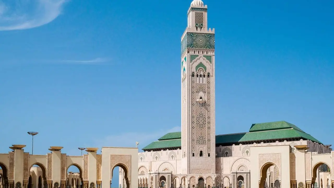 Mezquita de Casablanca en Marruecos
