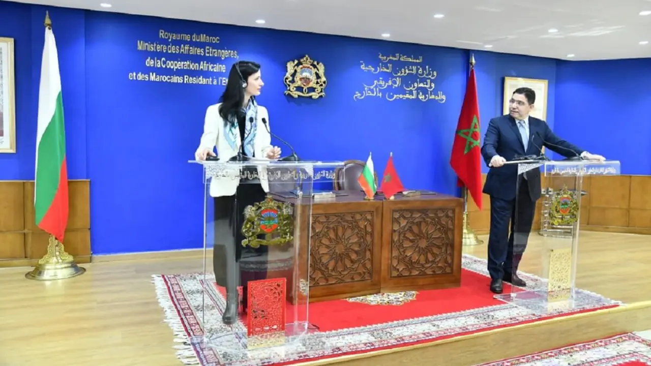 Mariya Gabriel y Nasser Bourita – PHOTO/X/MAROC DIPLOMATIE