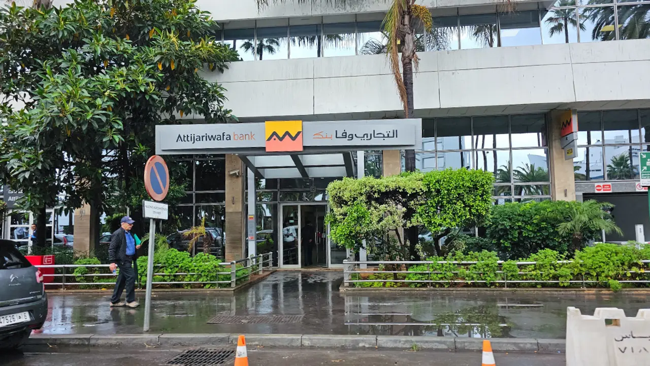 Banco Attijariwafa en Marruecos - PHOTO/ATALAYAR