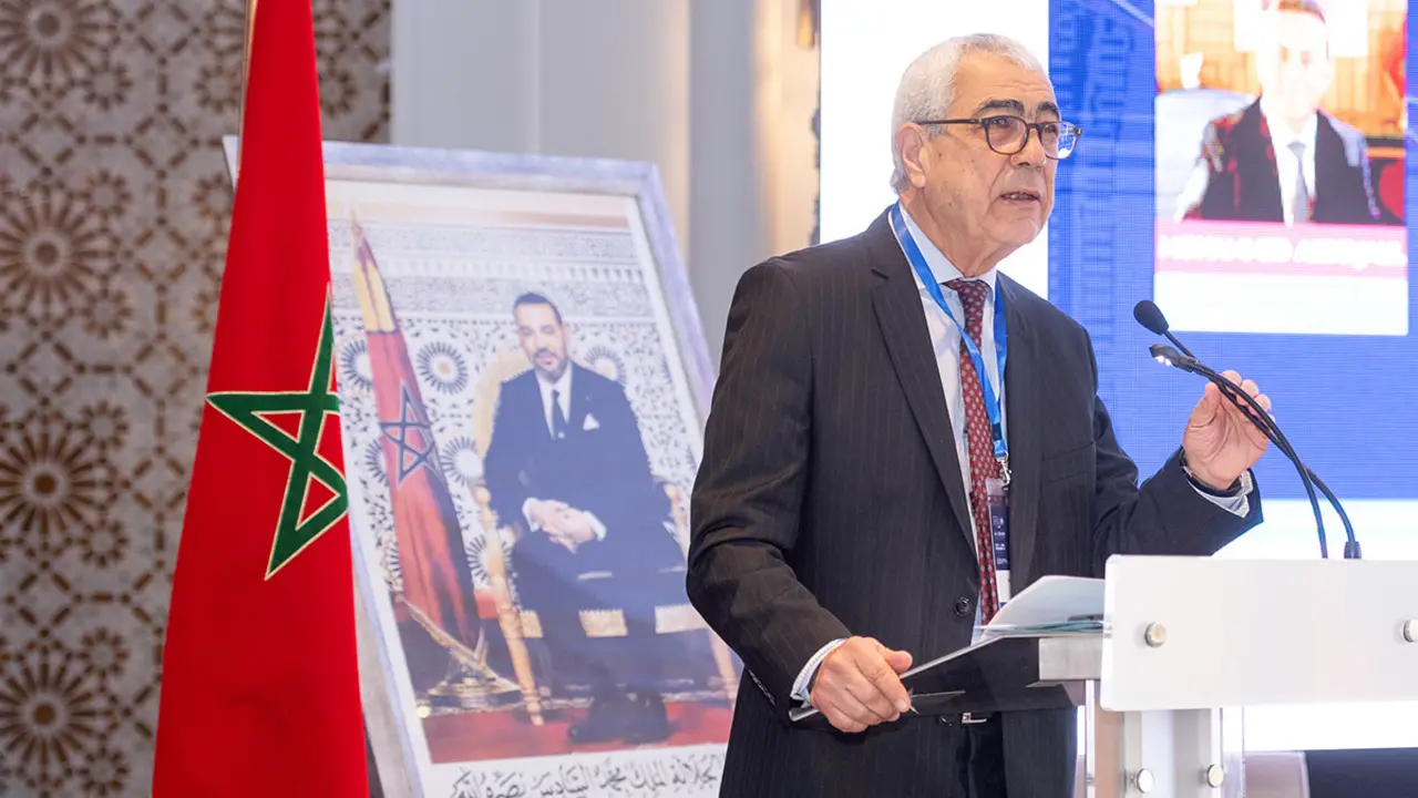 Ali Berrada, presidente de Logismed, en el 3er Encuentro Regional de Logística, dedicado a la región de Tánger-Tetuán-Alhucemas
ATALAYAR/GUILLERMO LÓPEZ