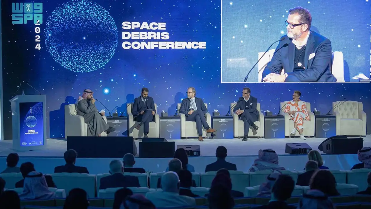 PHOTO/SSA vía X - Los directivos y profesionales de 50 naciones se han reunido en Riad para aportar soluciones al peligro que entrañan los escombros espaciales para la supervivencia de satélites y naves espaciales próximos a la Tierra