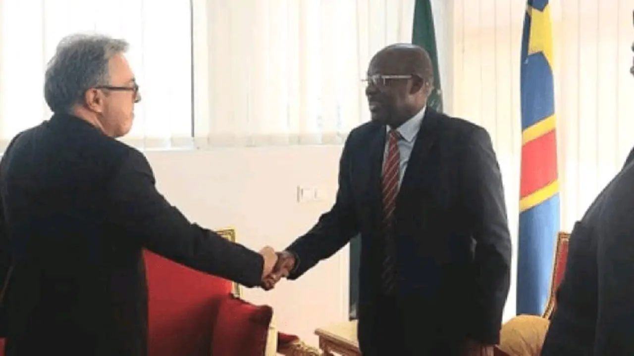 Christophe Lutundula recibe al embajador de Argelia