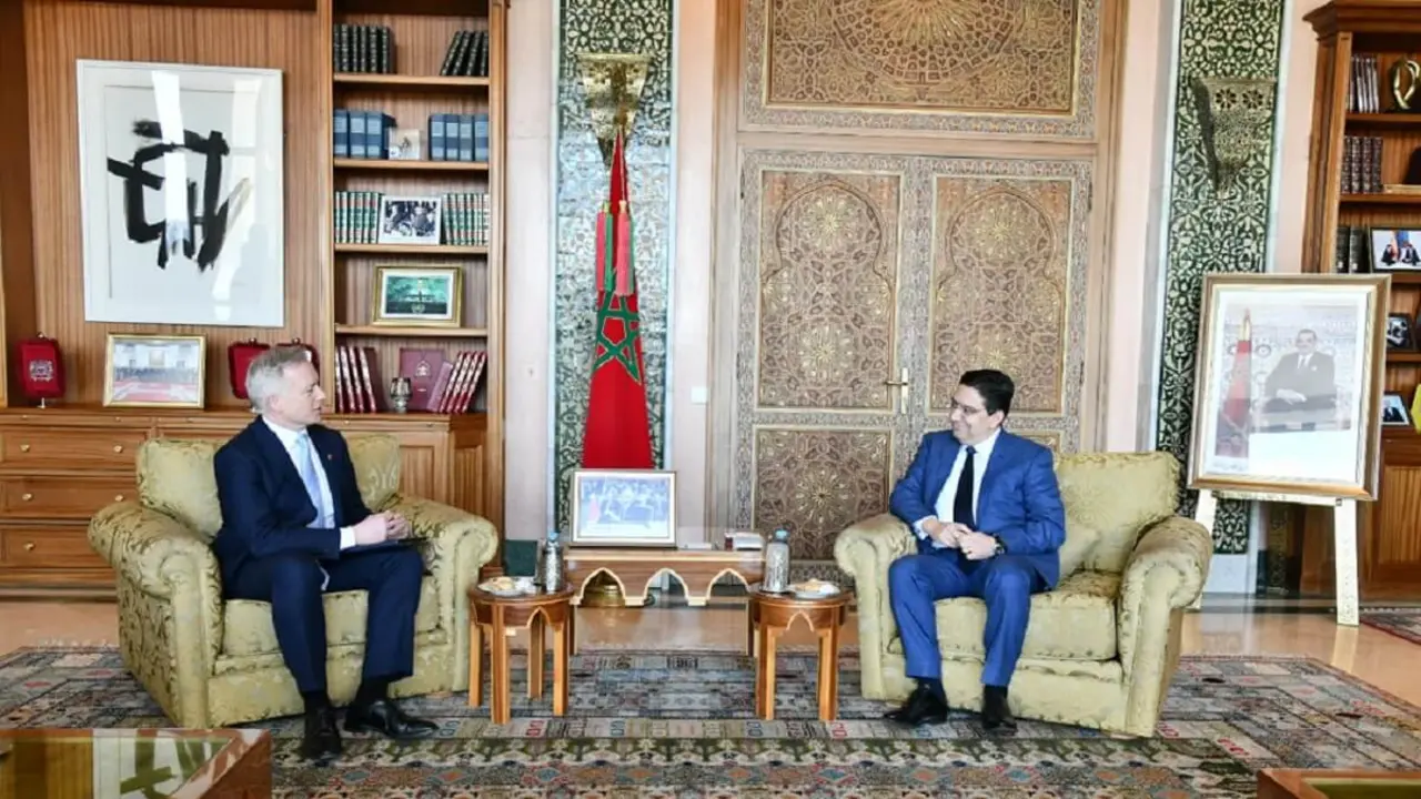 Rob Butler y Nasser Bourita - PHOTO/X/@MarocDiplomatie