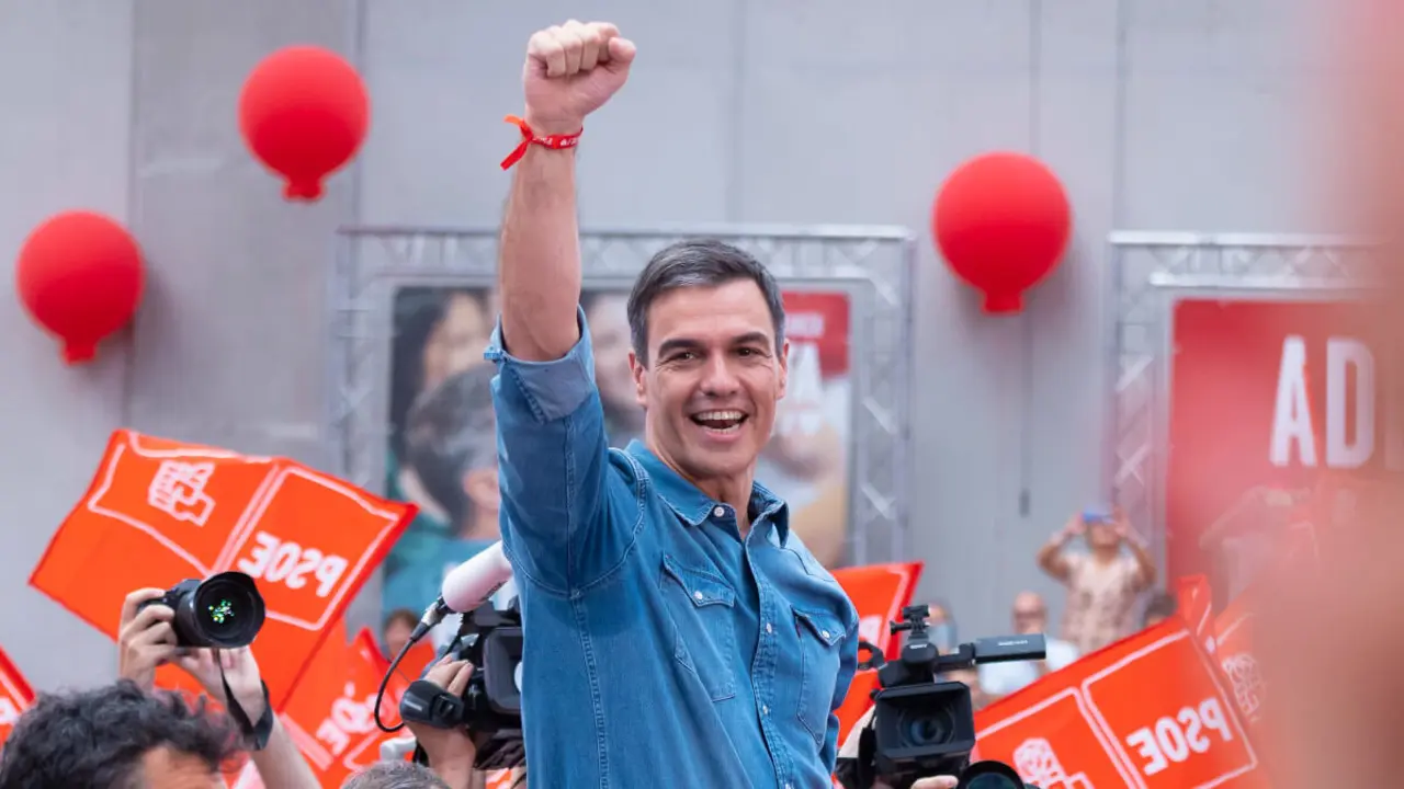 El inigualable Pedro Sánchez, cuya estricta ética y moralidad política deja en la sombra a líderes de la dimensión de Mahatma Gandhi, Martin Luther King y Nelson Mandela - PHOTO/PSOE/Eva Ercolanese