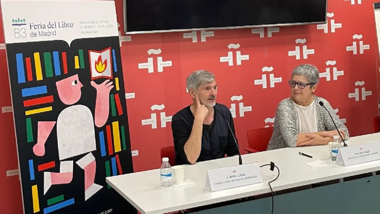 Mikel Casal y Eva Orúe - Feria del Libro de Madrid/Instituto Cervantes