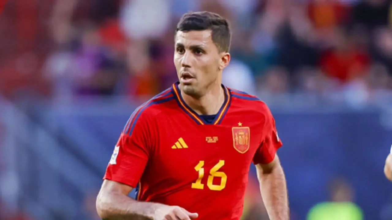 Rodri durante un partido con la seleccion española - PHOTO/ARCHIVO