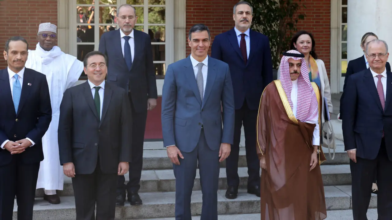 Varios ministros de Exteriores de países árabes y Turquía han visitado Madrid para agradecer al Gobierno español su postura - Foto de Pierre-Philippe MARCOU/AFP