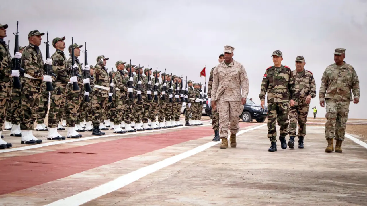 Ejercicios militares African Lion 2024 - PHOTO/X/@FAR_Maroc_