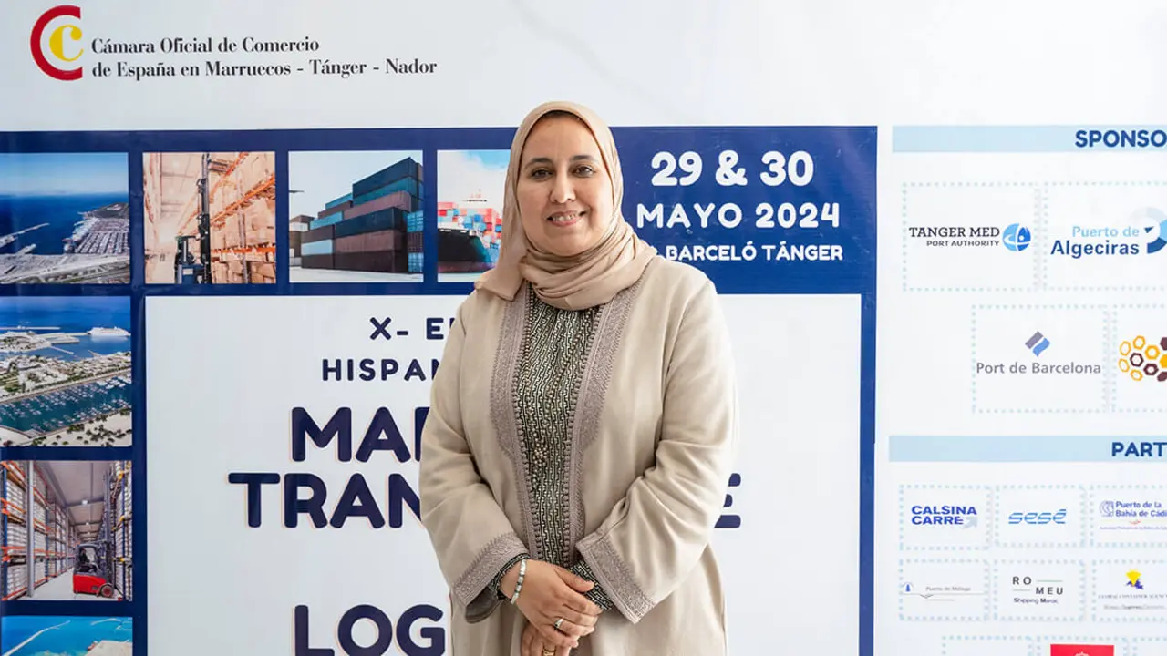 Sanae El Amrani, directora de Puertos y del Dominio Público Marítimo del Ministerio de Equipamiento de Marruecos - PHOTO/ATALAYAR