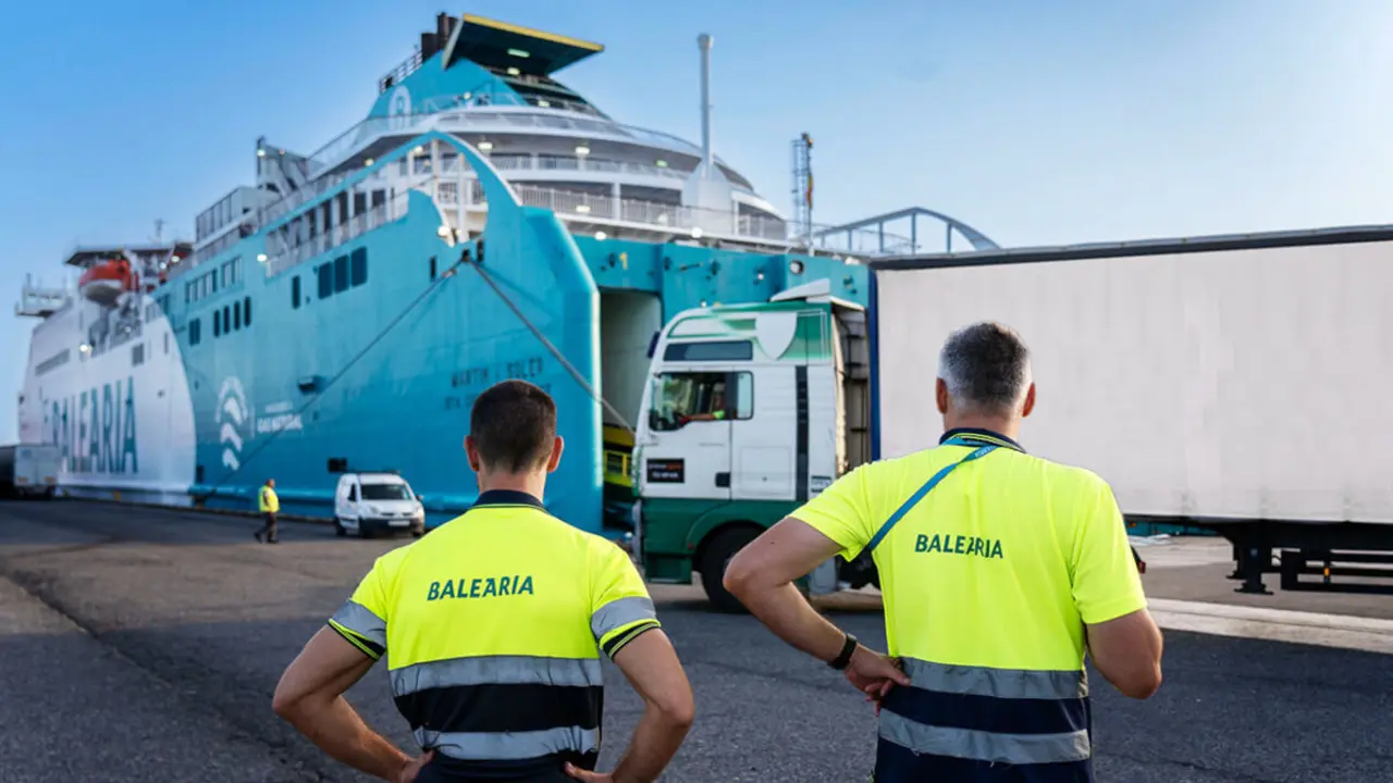 Baleària, la naviera líder en el transporte de pasajeros y mercancías en España - PHOTO/Baleària