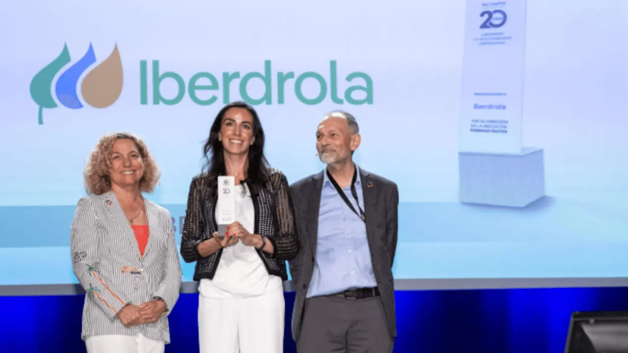 Iberdrola ha sido reconocida por la Pacto Mundial de Naciones Unidas España por su alto compromiso con la sostenibilidad