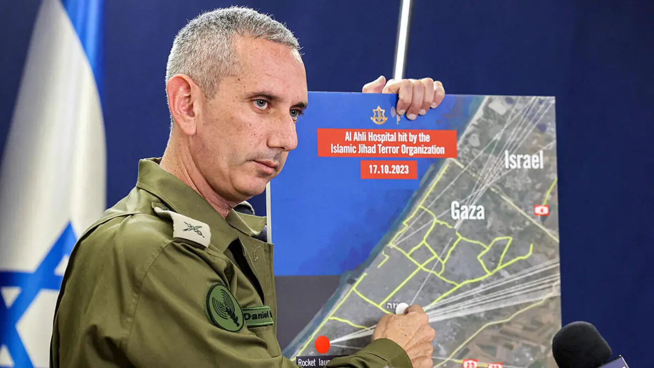 El portavoz del Ejército israelí, Daniel Hagari - AFP/GIL COHEN-MAGEN