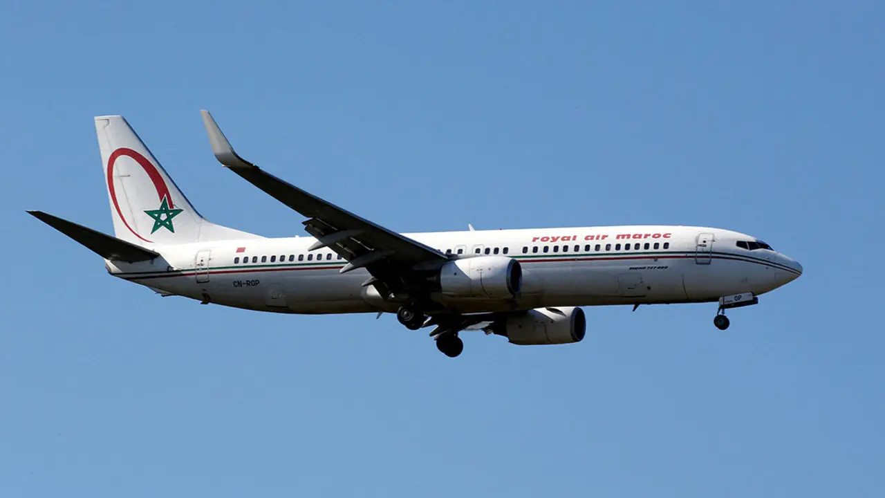 El Boeing 737 de CN-ROP Royal Air Maroc - REUTERS/REGIS DUVIGNAU