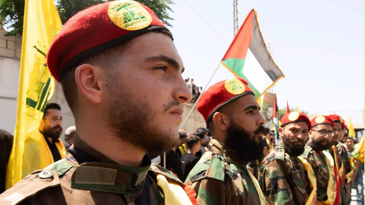 El 20 de julio de 2024, Hezbolá dijo haber disparado decenas de cohetes contra el norte de Israel en represalia por un ataque mortal en el sur de Líbano, un día después de un discurso del líder del grupo - AFP/HASSAN FNEICH