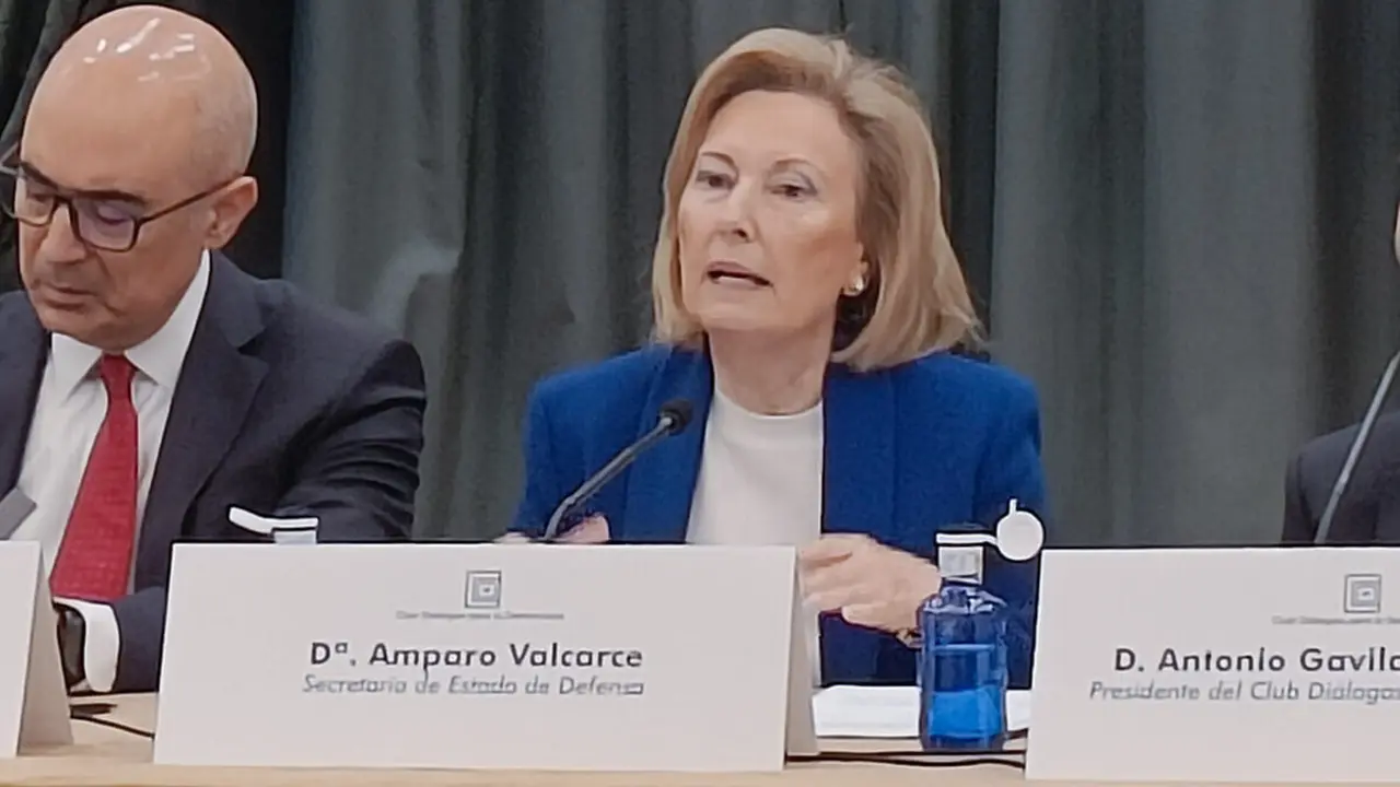 La secretaria de Estado de Defensa, Amparo Valcarce, asegura que el compromiso de gastar más, mejor y en el entorno europeo está alineado con alcanzar el 2 por ciento del PIB en 2029 -&nbsp;PHOTO/JPons