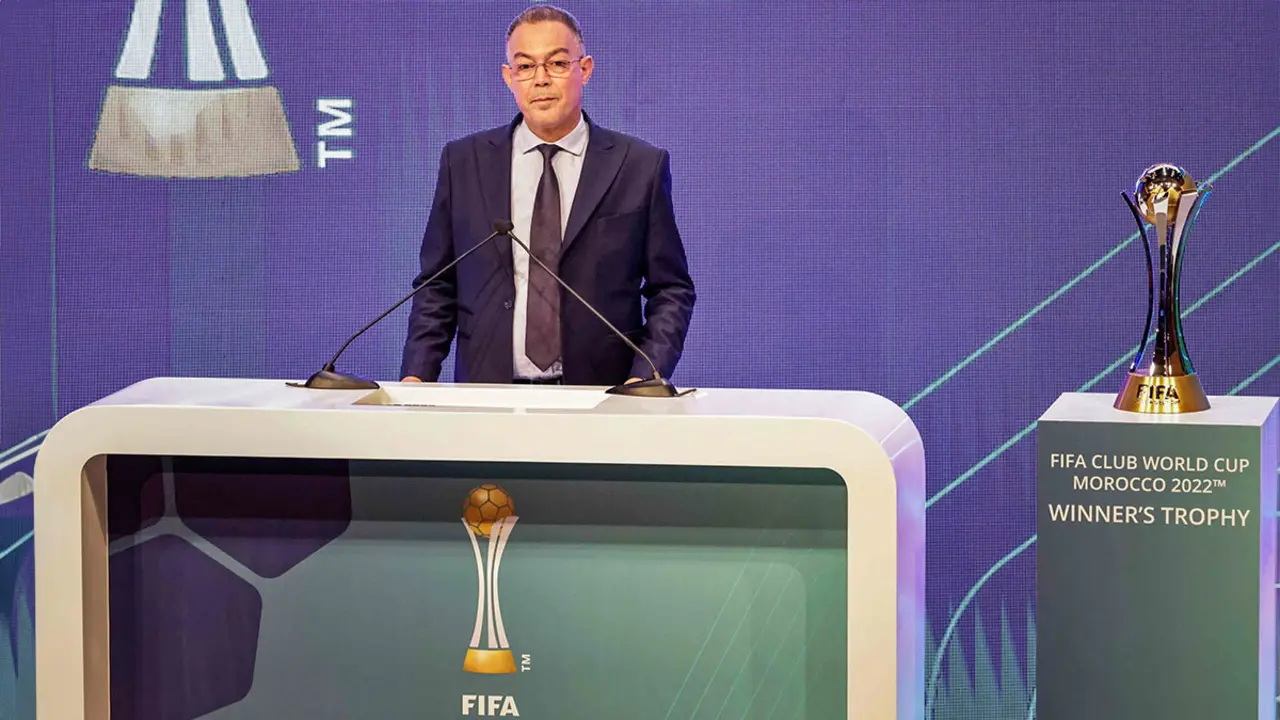 El presidente de la Real Federación Marroquí de Fútbol, ​​Fouzi Lekjaa - AFP/FADEL SENNA