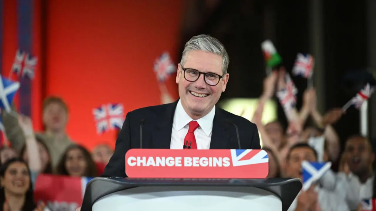 El líder del Partido Laborista británico, Keir Starmer - JUSTIN TALLIS / AFP