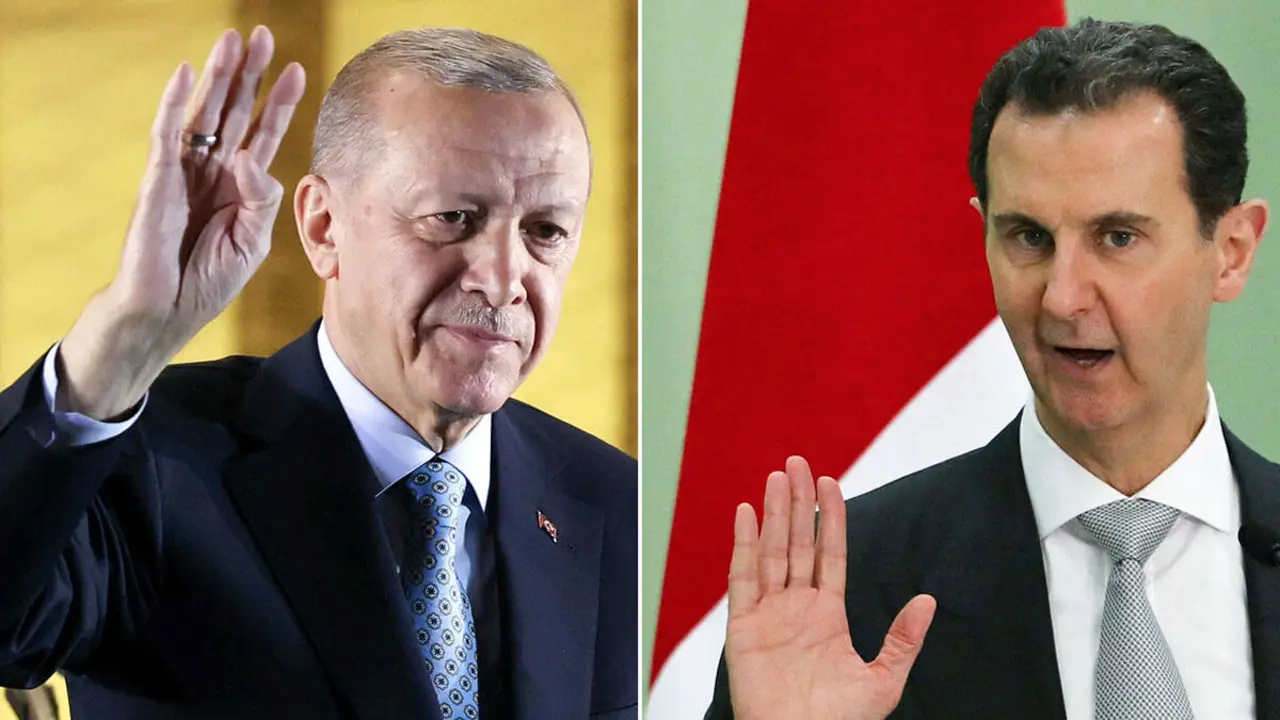 <p>Combinación de fotografías de archivo del presidente de Turquía, Recep Tayyip Erdogan y del presidente de Siria, Bashar al-Assad - AFP/ADEM ALTAN Y LOUAI BESHARA</p>
