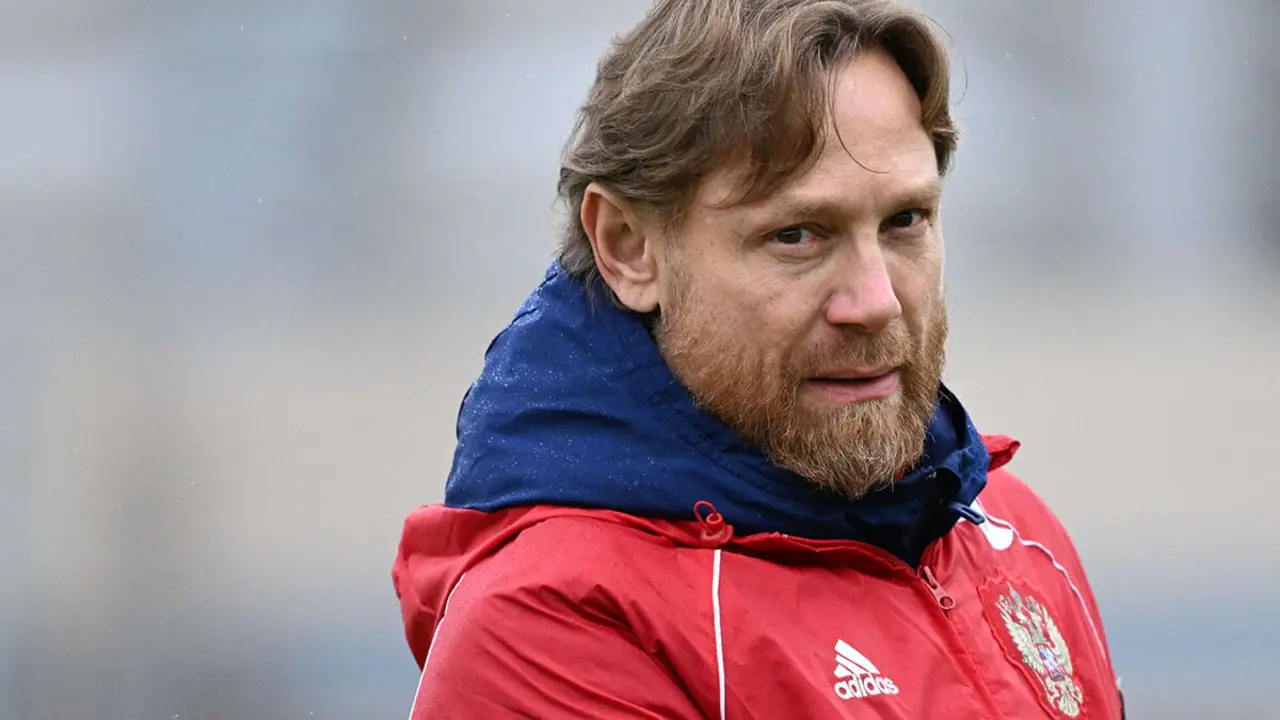 <p>El entrenador ruso Valery Karpin  - AFP/KIRILL KUDRYAVTSEV</p>
