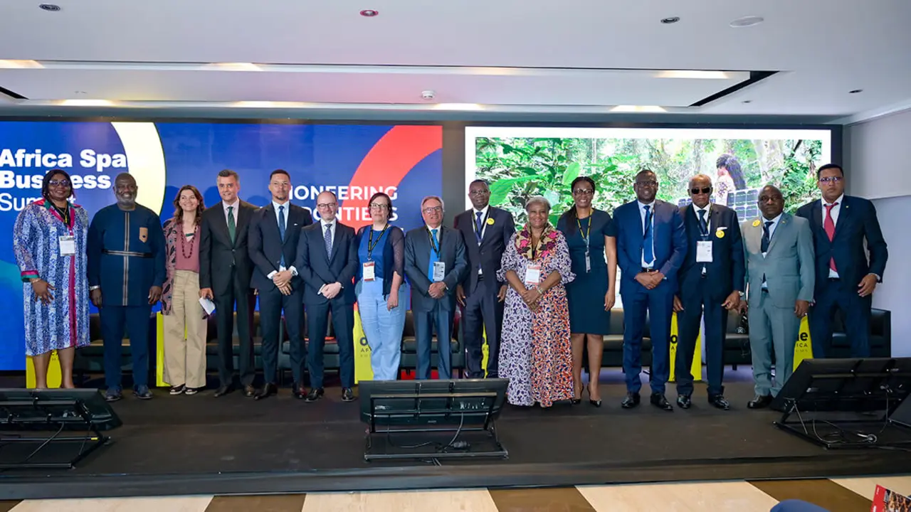 Personalidades y participantes españoles y africanos de la segunda edición del Africa Spain Business Summit en Barcelona - PHOTO/ATALAYAR