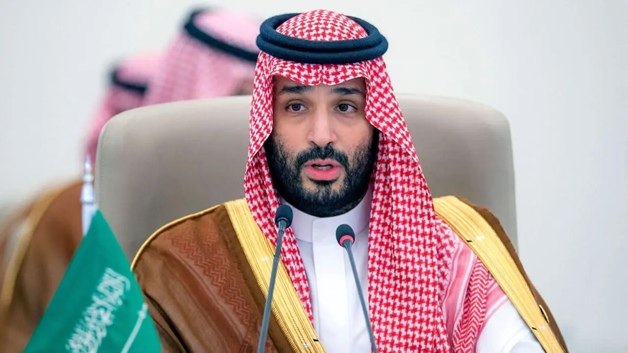 Príncipe Heredero de Arabia Saudita, Mohammed bin Salman, hablando durante la Cumbre de Asia Central-CCG en Jeddah - PHOTO/SPA
