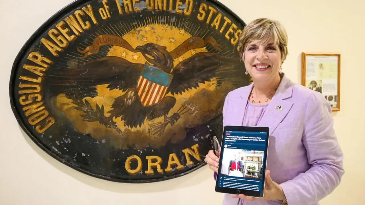 Elizabeth Moore Aubin, embajadora de Estados Unidos en Argelia - PHOTO/REDES SOCIALES
